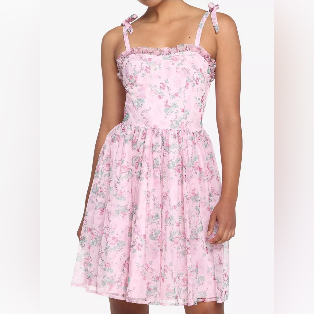 Her Universe Pink Floral Tiered Sundress